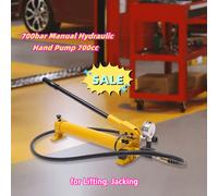 Pompa idraulica manuale manuale da 700 bar Pompa idraulica da 700 cc con manometro per sollevamento, martinetto