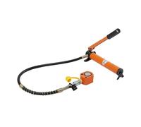 Pompa idraulica manuale, Martinetto idraulico a cilindro singolo effetto 10/20T con pompa manuale idraulica CP-180, confezione da 4(10T Pump)