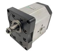 Pompa idraulica, pompa a ingranaggi, gruppo 3 BG3, flangia europea tipo 1, onda 1:8, flangia, volume di deglutizione da 19,5 a 63 cm³/U, rotazione a destra 50 cc