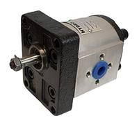 Pompa idraulica, pompa ad ingranaggi, gruppo 1 BG1, europ. flangia, connettori laterali tipo 2, con. albero 1:8, volume di deglutizione selezionabile da 1 cm³/U a 7,8 cm³/U, rotazione a destra
