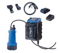 Pompa Immersione Barile Batteria 20V 2000L/h Scheppach set s c-rbp2000-x