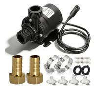 Pompa Immersione, Dc 12v 800l/H Mini Pompa Acqua, 19w Pompa Sommersa Acque, In Ceramica, Ultra-Quiet Pompa Senza Brushless Con Staffa Per Acquario, Fontana Solare, Piscina,Stagno, Irrigazione Giardino