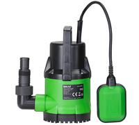 Pompa Immersione Elettropompa Sommersa Acque Chiare 250W 5000L/h Fondo Piatto