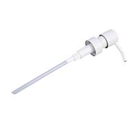 Pompa in acciaio inox 28/400 fili, dispenser per sapone e lozioni con guarnizione a prova di perdite, facile da usare per progetti fai da te (bianco)