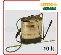 Pompa in rame a spalla 10 lt irroratore nebulizzatore irroratrice per verderame