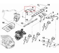 POMPA INIEZIONE TUBO ALTA PRESSIONE ORIGINALE FIAT DUCATO 2,2 D 46349003