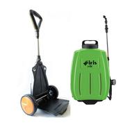Pompa irroratrice 2in1 zaino Spalla e Trolley 16lt Batteria litio 8A Iris Elite G&F