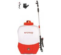 FERRARI POMPA IRRORATRICE A BATTERIA 12V 16LT A SPALLA AUTONOMIA 5/6H ZAINO