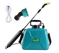 Pompa Irroratrice A Batteria, 5L Spruzzatore Elettrico A Batteria Per Piante Con 2 Bocchette E Tracolla Regolabile Impugnatura Ricaricabile USB Nebulizzatore A Pressione Da Giardino