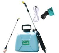Pompa Irroratrice A Batteria, 5L Spruzzatore Elettrico A Batteria Per Piante Con 2 Bocchette E Tracolla Regolabile Impugnatura Ricaricabile USB Nebulizzatore A Pressione Da Giardino