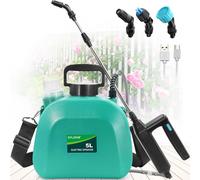 Pompa Irroratrice a Batteria Da 5L, 3 Velocità Di Pompa Irroratrice,7.4V Spruzza