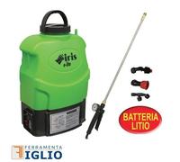 Pompa Irroratrice a Batteria Litio a Spalla E-Life 16 LT per Trattamento Diserbo