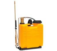 Pompa Irroratrice a Pressione a Zaino in Plastica Capacità 16 Litri Bauer Primavera Giallo