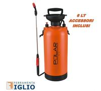 Pompa Irroratrice a Spalla Nebulizzatore a Pressione 6L per Trattamento Diserbo