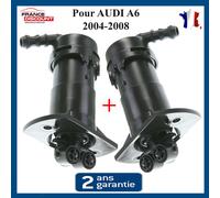 2X Ugello Lava-Faro Anteriore per Audi A6 C6 2.0 3.0 Tdi TFSI 4.2 S6 RS6