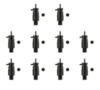 pompa lavaggio Motore a getto d'acqua per tergicristallo con pompa lavavetri per auto con rondella in gomma 67128362154 adatto per E46 E38 E39 E60 E65 kit ugello(10PC Wiper sprinkler)