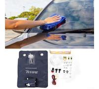 Pompa lavavetri da 12 V e borsa per bottiglie per auto d'epoca, include clip di montaggio per tubo e accessori