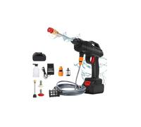 Pompa Lavavetri Impianto Adatto per Makita 21V Batteria 30Bar Cordless Leva ad alta pressione Lavaggio a spruzzo Pistola ad acqua Lavatrice per auto Pulizia cristalli(1 battery-Upgraded version 2)