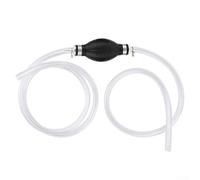Pompa manuale a sifone per carburante con tubi flessibili in PVC, ingresso da 1 2 m e uscita 0 8 m, per applicazioni di aspirazione dell'olio e cambio acqua