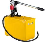 Pompa manuale di prova della pressione idraulica con valvola regolabile e manometro per rilevazione di perdite di condotte e test di sistema