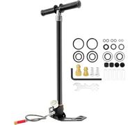 Pompa manuale PCP 30 MPa 4500 Psi, pompa manuale ad alta pressione PCP a 4 stadi, pompa dell'aria in acciaio inossidabile con filtro olio-umidità per PCP, paintball, carabina ad aria compressa, bomb