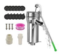 Pompa manuale per - Pompa a benzina da 23,5 x 9,2 cm, materiale durevole | Aspirapolvere manuale in acciaio inossidabile con facilità, pompe profonde per irrigazione fattoria da giardino