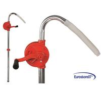 POMPA MANUALE ROTATIVA ALLUMINIO PER TRAVASO CARBURANTI portata 50 lt./min.