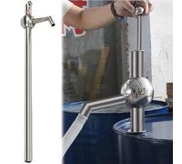 pompa manuale travaso liquidi Pompa Per Fusti Da 200 Litri, Sifone Per Barili Per Impieghi Gravosi/pompa Manuale Per Acqua Potabile, Pompa Per Olio Manuale Leggera Per Agricoltore/meccanico(1 pcs)