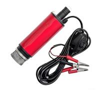 Pompa Olio 12V/24V per Auto e Barca Pompa Olio 12V/24V per Auto(12V) | Corpo in lega di alluminio, dissipazione per calore, cavo rame spesso, per interruttore on/off integrato