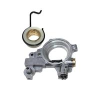 Pompa 'olio ad alto flusso, set di ingranaggi per motosega, pompa da 15,2 x 10,2 cm con metallo resistente, olio professionale per motosega, set di ingranaggi con vestibilità , strumento