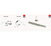 Pompa olio + Catena pompa olio FAI AutoParts per AUDI, MITSUBISHI, SEAT