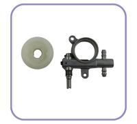 POMPA OLIO e vite senza fine MOTOSEGA alpina oleomac e cinese 25 38 cc 2500 3800