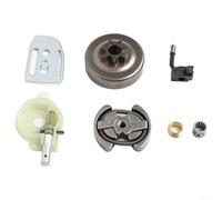 Pompa olio Ingranaggio Oiler e Frizione Drum Kit Per Motosega Lubrificazione Efficiente Funzionamento regolare Facile installazione Con Cuscinetto Frizione Ingranaggio a vite senza fine