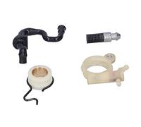 Pompa Olio Kit Motosega, Resistente ABS Silicone Lunga Durata, Facile Installazione Senza modifiche, Compatibile MS251 MS231, Completo Pompa Tubo Filtro ingranaggio