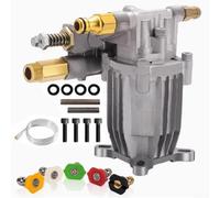 Pompa orizzontale resistente per idropulitrice con albero da 3/4" 2400-2750 PSI 2,2-2,4 GPM Kit di ricambio compatibile con pompa a freddo