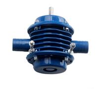 Pompa per acqua centrifuga per trapano elettrico, olio diesel e produzione d'acqua, compatta, facile da usare, in metallo, blu, 12,5 x 10,77 x 7,89 cm, strumento per interni ed esterni