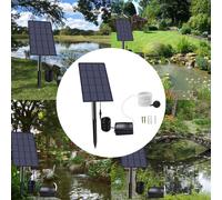 Pompa per acqua solare da 2,5 W 5 V Pompa per fontana con ossigenatore per