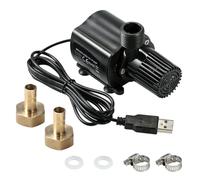 Pompa per acquario, 500 l/h, USB da 4 W, senza spazzole, pompa sommergibile, mini pompa dell'acqua, pompa subacquea, DC 5 V, per acquario, stagno, fontana per animali domestici, fontana, idroponica,