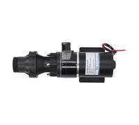 Pompa per acque reflue con maceratore autoadescante DC 12V con motore interamente in rame per fognature e irrigazione agricola per barche marine RV - Ingresso da 1 1/2 pollici e (CC 12 V)