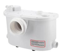 Pompa per acque reflue WC, 400 W, con trituratore, pompa automatica con motore silenzioso, interruttore a galleggiante, con apertura di revisione, potenza 100 l/min, corsa 6 m, portata 60 m