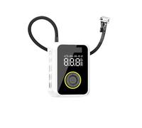 Pompa per auto Compressore D'aria Portatile Wireless For Auto, Moto E Biciclette, Gonfiatore Elettrico For Pneumatici Con Display Digitale LCD per moto, bici, palloni e gonfiabili(White)