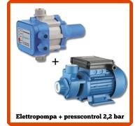 Pompa per autoclave acqua silenziosa press control presscontrol regolabile 05HP