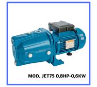 pompa per autoclave elettropompa autoadescante monofase acqua 0,8 HP JET75/202