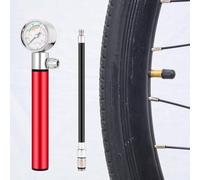 Pompa per bici con manometro Pompa per telaio portatile ad aria per bici da