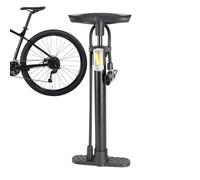 Pompa per bicicletta 160 PSI - Pompa a mano per bici da corsa e da corsa, con adattatore per valvola per AV/DV/SV, pompa ad aria per scooter e palline, metallo leggero e ABS, nero, 39 x 17 cm, 380 g
