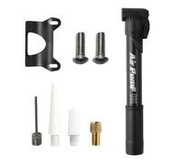 Pompa Per Bicicletta - Gonfiaggio Manuale Ad Alta Pressione, Pompa Per Bicicletta Portatile Con 4 Ugelli, Pompe Per Biciclettaa, Pompaa Per Pneumatici Leggera Per Bici | Per Pallacanestro, Calcio