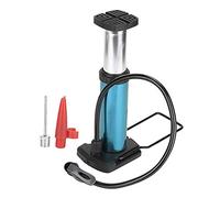 Pompa per bicicletta, mini pompa a pedale per bicicletta, pompa ad aria portatile per gonfiare il pavimento ad alta pressione, colore: blu