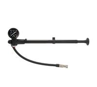 Pompa per bicicletta Pompa per bicicletta portatile in lega di alluminio con manometro dell'aria Quadrante grande ad alta precisione per ammortizzatori pneumatici Forcelle