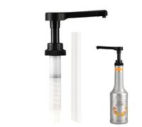 Pompa Per Bottiglia Di Sciroppo - 10 Cc 0,3 Once 23 Cm, Pompa Di Erogazione, Essenziali Per Bar Caffè | Adatto A Bottiglie Monin Davinci Da 750 Ml 25,4 Once Casa Tè Cocktail B