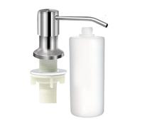 Pompa per dispenser di sapone per lavello, dispenser per sapone da incasso, bottiglia per dispenser di liquidi 350 ml/500 ml | Utensili da cucina per dispenser di sapone per piatti a pressione manuale